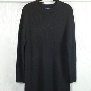 NWT..POLO..RALPH LAUREN..sweater dress,dark gray